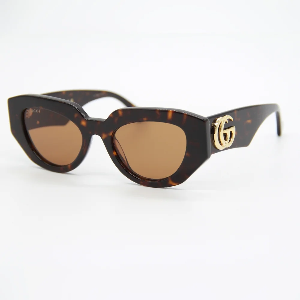 NEW GUCCI SUNGLASSES GG1421S 002 HAVANA WOMEN EYEWEAR GUCCI